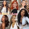 10 12 14Inch Body Wave Bundles Human Hair Brazilian Virgin Hair for Black Women 12A Wet and Wavy 3 Bundles Orange Human Hair Weave (Ginger #350) view 2