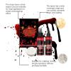 3 Pack Halloween Fake Blood Makeup Set - 1.69ounce *1 + Plasma Spray: 1.69ounce *1 + Facial Soap: 0.03lb *1,Realistic Washable Special Effects SFX Cosplay Accessories view 2