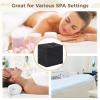 100 Disposable Bed Covers, Waterproof Pp Non-Woven Sheets For Lash & Massage Tables, 31 X 71 Inches, Hygienic, Black, Convenient Spa Essentials view 3