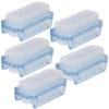 1/3/5Pcs Double-Sided Nail Cleaning Brush, Manicure and Pedicure Tool, Ideal for Fingernails and Toenails (blue,5) view 1