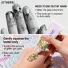 Christmas Body Face Hair Glitter Gel,Glitter Face Paint Makeup for Women,Holographic Sequins Chunky Glitter for Face Hair Nails,Singer Concert Festival Rave Accessories,50ml view 3