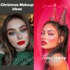 Christmas Body Face Hair Glitter Gel,Glitter Face Paint Makeup for Women,Holographic Sequins Chunky Glitter for Face Hair Nails,Singer Concert Festival Rave Accessories,50ml view 4