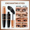 2025 New Waterproof Silk Fibre Thick Lengthening Mascara, Iron Wand Mascara Curling Eyelashes Iron Mascaras with No Flaking, Long-Lasting 4D Curling Silk Fiber Lash Mascaras for Women Eyes Makeup (1) view 3
