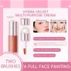 Cream Blush - Blush Stick For Cheeks | Lip And Cheek Liquid Eyeshadow | Matte Double-Ended Cosmetics Face Makeup For Women Girls Eye Lip Travel Dating Holiday Party Wedding Office School view 4