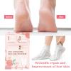 3-in-1 Foot Peel Mask Kit  Exfoliating Foot Care Treatment with Cleansing Mousse, Peeling Socks & Hydrating Cream (Peach Extract) for Dry Cracked Heels, Calluses & Dead Skin 2pcs view 4