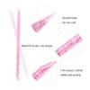10/50/100Pcs Reusable Crystal Stick Double End Nail Art Cuticle Pusher Cuticle Remover Tool Pedicure Care Nails Manicures Tools (Pink,100) view 3