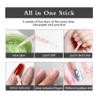 10/50/100Pcs Reusable Crystal Stick Double End Nail Art Cuticle Pusher Cuticle Remover Tool Pedicure Care Nails Manicures Tools (Pink,100) view 4