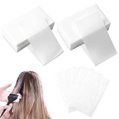200PCS Disposable Salon Perm Paper -2Sizes Wood Pulp Paper - Heat-Resistant & Ultra-Thin Mesh Hair Perm Papers For Hot Cold Hair Curling Styling, Hair Type Fine, All - Personal Grooming Tools