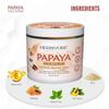 H.E.R.B.I.V.O.R.E Face Scrub (Papaya) with Vitamin E, Green Tea, Turmeric, Rice Extracts, 80g view 2