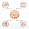 H.E.R.B.I.V.O.R.E Face Scrub (Papaya) with Vitamin E, Green Tea, Turmeric, Rice Extracts, 80g view 3