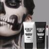 Cream Makeup Water Based - Cream Body Paint Full Coverage Foundation Makeup,Halloween Black White Face Body Paint for Clown Mimes Skeleton Vampire Costume view 3