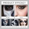 Cream Makeup Water Based - Cream Body Paint Full Coverage Foundation Makeup,Halloween Black White Face Body Paint for Clown Mimes Skeleton Vampire Costume view 4