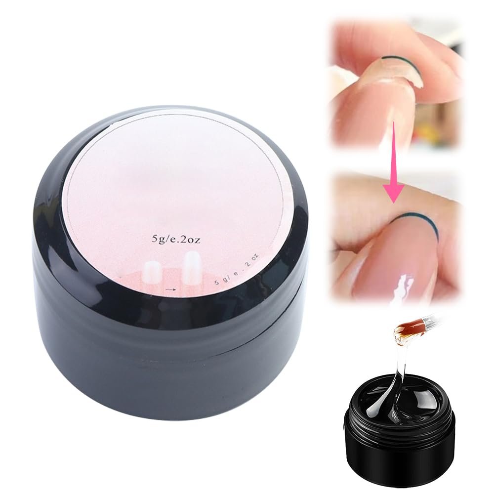 Nail Repair Protection Gel, 2025 Upgraded Nail Repair Kit for Split Natural Nails, Instant Cracked Nail Repair Gel for Damaged Nails, Easy Quick Fix Strengthening Treatment Cuticle Care (1 Pcs)