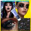 Black Body Face Hair Glitter Gel for Halloween,Glitter Face Paint Makeup for Women,Holographic Sequins Chunky Glitter for Face Hair Nails,Singer Concert Festival Rave Accessories,50ml view 2