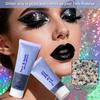Black Body Face Hair Glitter Gel for Halloween,Glitter Face Paint Makeup for Women,Holographic Sequins Chunky Glitter for Face Hair Nails,Singer Concert Festival Rave Accessories,50ml view 4