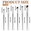 12 PCS Eyeliner Brush Set Nose Contour Brush for Precision Makeup Application Professional Fine Angled Eyeliner Eyebrow Brushs Concealer Brushs view 2