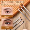 12 PCS Eyeliner Brush Set Nose Contour Brush for Precision Makeup Application Professional Fine Angled Eyeliner Eyebrow Brushs Concealer Brushs view 4