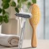 Comb Cleaner | 2 in 1 Hair Brush Remover Rake Comb Cleaner,Non-Slip Styling Supplies for Daily Makeup Salon Barber Beauticians Women Home Travel Bathrooms Living Room view 3
