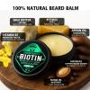 4X Concentration Biotin Beard Balm for Men  Natural Men's Grooming Butter with Castor, Shea & Jojoba Oil  Softens, Conditions & Styles  Non-Greasy Beard Growth Conditioner  2 oz (Cedar) view 2
