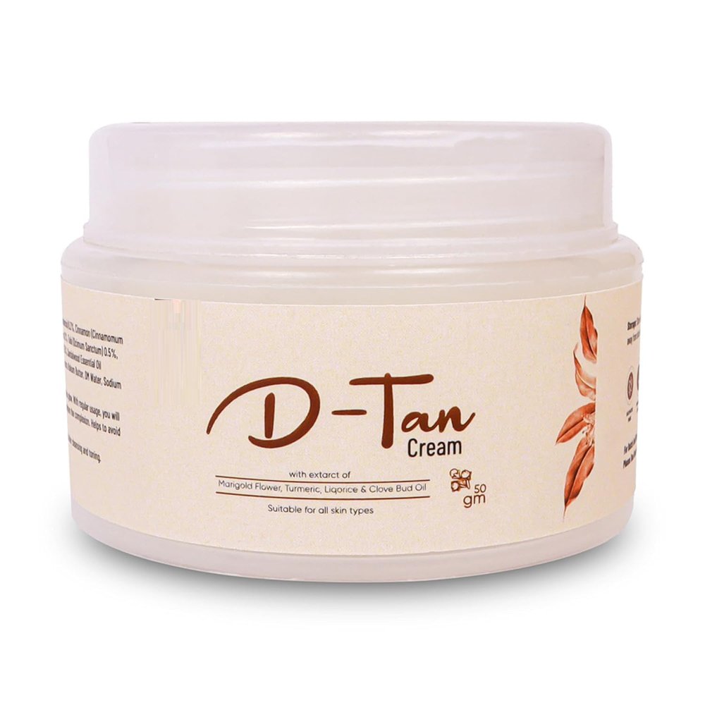 D-ta.n Cr.eam for Brig.htening & Hydration|Natural & Cruelty Free|Suitable for All Skin Types|50g