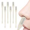 2-in-1 Nasal Hair Cutter, 2025 New Double Sided Nose Hair Knife, Portable 360 Rotating Nostril Hair Remover Tool for Travel, Manual Nose Hair Trimmer for Men and Women (6Pcs Beige) view 1