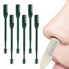 2-in-1 Nasal Hair Cutter, 2025 New Double Sided Nose Hair Knife, Portable 360 Rotating Nostril Hair Remover Tool for Travel, Manual Nose Hair Trimmer for Men and Women (6Pcs Dark Green) view 1