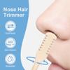 2-in-1 Nasal Hair Cutter, 2025 New Double Sided Nose Hair Knife, Portable 360 Rotating Nostril Hair Remover Tool for Travel, Manual Nose Hair Trimmer for Men and Women (6Pcs Dark Green) view 3