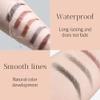 2 PCS Microblading Eyebrow Pencil, 3D Waterproof 4 Tip Microblading Eyebrow Pen, Natural Gap Filling Eyebrow Makeup Long-Lasting Fine Stroke Eye Brow Pen for Women Last All Day (Black*2) view 2
