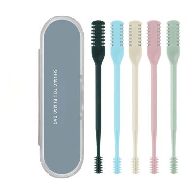 2025 New Nostril Hair Remover Tool Double Sided Nose Hair Knife, 2 in 1 Nasal Hair Cutter, 360 Rotating Nose Hair Trimmer with Ear Digger for Men and Women (5)