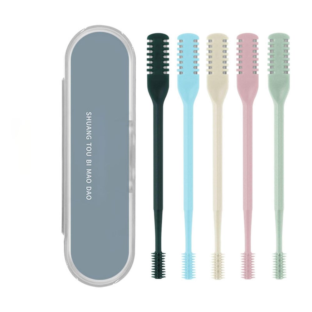 2025 New Nostril Hair Remover Tool Double Sided Nose Hair Knife, 2 in 1 Nasal Hair Cutter, 360 Rotating Nose Hair Trimmer with Ear Digger for Men and Women (5)