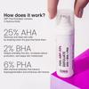 C0S-lQ 25% AHA + 2% BHA + 6% PHA Peeling Solution for Face | 10-Minute Facial | Chemical peel for face for glowing skin | Exfoliating serum| Men & Women | At-home facial | 30ml view 3