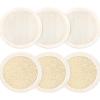 6Pcs Face Loofah Scrub Pad, 2.55-Inch Loofah for Face, Natural Exfoliating Scrubber for Face for Men Women Bath Shower view 1