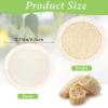 6Pcs Face Loofah Scrub Pad, 2.55-Inch Loofah for Face, Natural Exfoliating Scrubber for Face for Men Women Bath Shower view 2