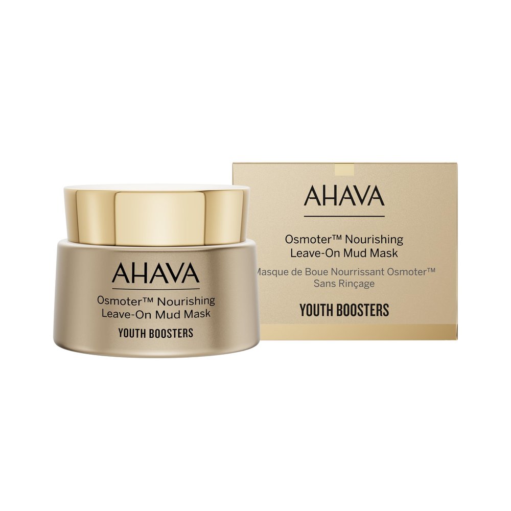 AHAVA Osmoter, Nourishing Leave-On Mud Mask 50ml  Hydrating & Purifying Face Mask with Dead Sea Minerals, Dead Sea Mud & Sea Buckthorn Oil  Restores Skin Barrier & Revives Glow