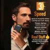 8500RPM Leather-Wrapped Close Shave Foil Shavers for Men, Portable 3-Speed Electric Foil Razor with Travel Case, Cordless 200min Runtime, USB-C Rechargeable, Fast Charging, Charger Included view 3