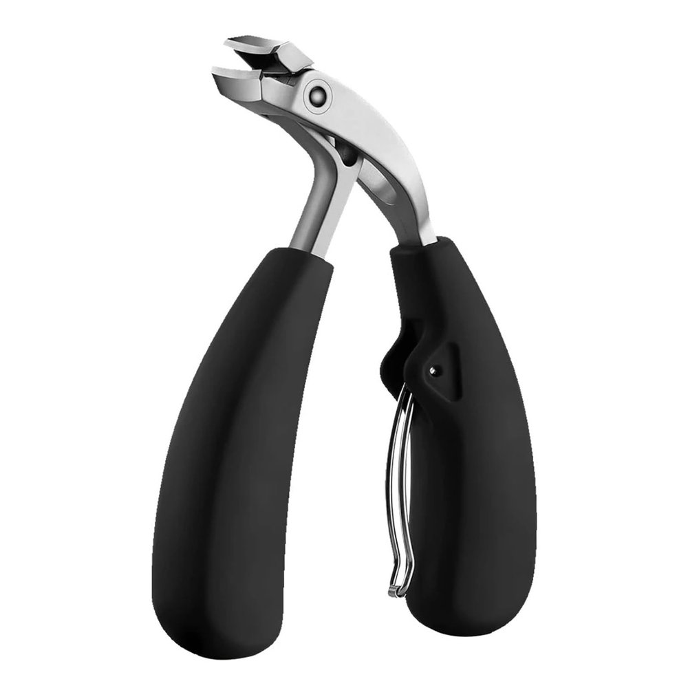 1Pcs Angled Head Toenail Clippers Professional Ingrown Toe Nail Clippers for Thick Nails Slanted Nail Clippers with Catcher