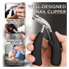 1Pcs Angled Head Toenail Clippers Professional Ingrown Toe Nail Clippers for Thick Nails Slanted Nail Clippers with Catcher view 4