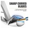1Pcs Nail Clippers Wide Jaw Fingernail Clippers Angled Head Toenail Clippers Professional Thick Nail Cutter Tools(Silver) view 4
