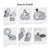 1PCSCompatible For Xiaomi MijiaS500C S500 S300 Electric Shaver Head Replace Shaver Head MJTXD01SKS Cutter Head Accessories view 2