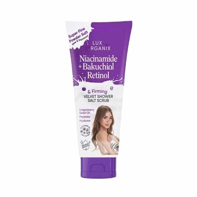 L RGANIX PH Niacinamide + Bakuchiol Retinol Velvet Salt Scrub - 320g