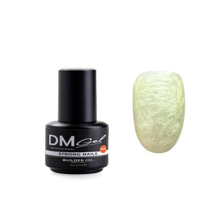 Hema/TPO-free Builder Gel in a Bottle Nail Strengther/Easy Overlay/Extension. Self-levelling 15ml / 0.5 fl.oz Yellow Lace