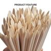 100/50pcs Nail Art Pusher Orange Wood Sticks Cuticle Pusher Remover Rhinestones Dotting Removal Manicure Pedicure Care Tools (74mm-100pcs) view 3