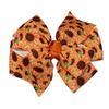 Autumn Flowers Pinwheel Hair Bow view 1