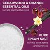 Dr Teal's Limited Edition Black Cherry & Vanilla Bath Set, Pure Epsom Salt and Foaming Bath, 34 FL OZ view 2