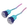 2pcs Nail Dust Brush, Nail Powder Brush with Handle, Soft Nylon for Nail Art, Makeup Powder and Blusher, ABS Material, Ergonomic for Grip view 2