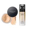 bareMinerals Original Loose Powder Foundation SPF 15, Clean Mineral Powder Face Makeup, Sheer-to-Full Coverage, Talc-Free, Non-Comedogenic, Vegan + Mineral Veil Natural Matte Setting Spray Bundle view 1
