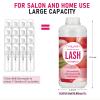 Lash Shampoo Bulk, Eyelash Cleanser for Extensions 1 Liter, Safe Makeup Remover, Non-irritating or Burning Formula Eyelid Foaming Cleanser for Professional Salon and Home Use (Peach-1L) view 2