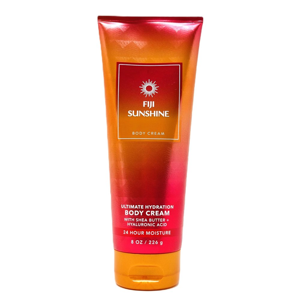 Bath and Body Ultimate Hydration Body Cream 24 Hr Moisture (8 OZ / 226 g, Fiji Sunshine)