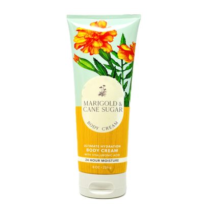 Bath and Body Ultimate Hydration Body Cream 24 Hr Moisture (8 OZ / 226 g, Marigold & cane Sugar)