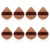 8pcs Triangle Powder Puff, Mini Powder Puff, Setting Powders Puffs, Triangle Makeup Powders Puffs, Soft Plush Setting for Face Reusable Velvet for Flawless Application for Women Girls view 1